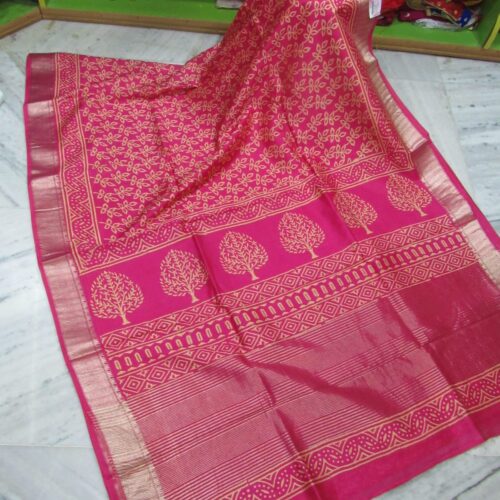 Maheshwari Print Silk