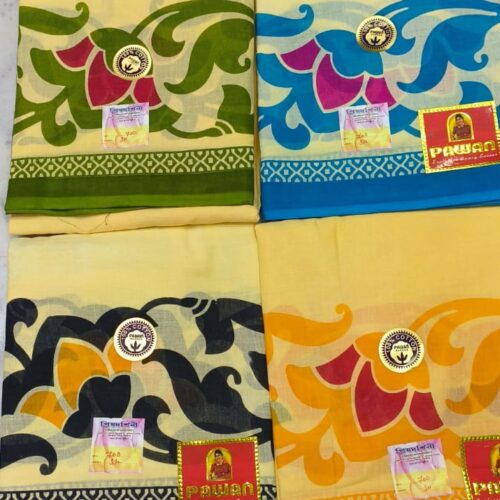 Mulmul cotton saree